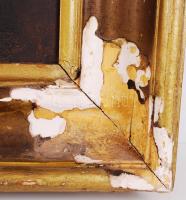 Mihalovits Miklós (1888-1960): Női akt. Olaj, vászon, jelzett, antik keretben, 80×60 cm