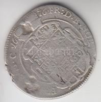 Német Államok / Brandenburg-Ansbach 1676. 1/6T Ag "Johann Friedrich" T:3
German States / B...