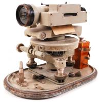 Antik Gamma szintmérő, hiányos, 17×23 cm