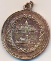~1890. "Kassa-Rodostó / II. Rákóczi Ferenc" kis Br emlékmedál T:2