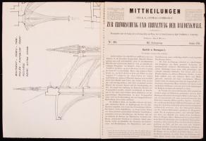 1858 Lepkowski Joseph: Bartfeld (Bártfa) in Oberungarn. Mittheilüngen der K.K. Central- Commission zur Erforschung und Erhaltunk der Baudenkmale III. Jhg. N°10. (Német nyelvű 6 oldalas töredék)