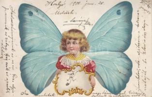 Butterfly angel, litho (EK)