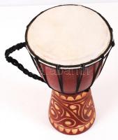 Sámándob, faragott nemes fa, m:29 cm, d:16 cm