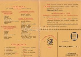 Katonai zseb-lexikon / military propaganda, folding card