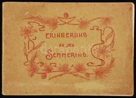 Cca 1910 Erinnerung an der Semmering. Leporello füzet