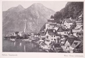 Cca 1890 Landschaffliche Schönheiten Öfterreichs in Bildern. Leporelló füzet