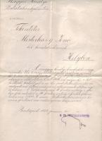 M.Kir. Postatakarékpénztár kinevezési és besorolási okmányai 1910-1936-ig (7db)