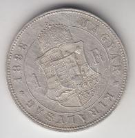 1888KB 1Ft Ag "Barokk címer" T:2-