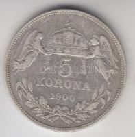 1900. 5K Ag "Ferenc József" T:3