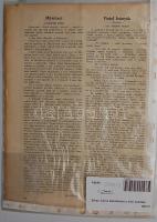 Bihari János zeneszerző a hősi halottak emlékszobrának leleplezése "Uj Idők" c. lap (1936)