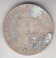 1874. 1Ft Ag "középcímer" T:3 kny