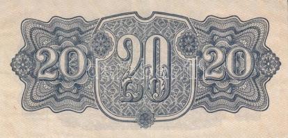 Csehszlovákia 1944. 20K T:II-
Czechoslovakia 1944. 20 Korun C:VF