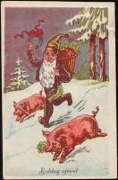 New Year, dwarf, pigs (EK)