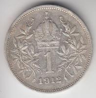 Ausztria 1912. 1K Ag T:2
Austria 1912. 1 Corona Ag C:XF
