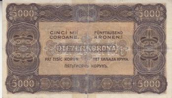 1923. 5000K (hátul ragasztott) T:III-