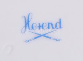 Herendi csipkebogyó mintás teás készlet ajándék bonbonierrel, kézzel festett, jelzett, hibátlan