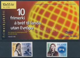 Europa CEPT: Famous women set + stamp-booklet, Europa CEPT: Híres nők sor + bélyegfüzet