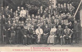 1906 - II. Burschenschaftertag / Student fraternity day, Trebenice