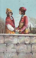 Russian couple, folklore (EK)