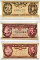 16db-ból álló bankjegy gyűjtemény a forint időszakból T:vegyes