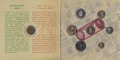 2002. 1Ft-100Ft 8klf db, szettben, benne 100Ft "Kossuth Lajos" T:BU Csak 7000db!