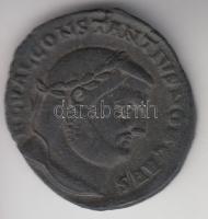 Római Császárság / Antiokheia / Flavius Valerius Constantius 293-306. Follis Br (10.04g) T:2- Roman Empire / Antioch / Constantius I. Chlorus 293-306. Follis Br "FL VAL CONSTANTIVS NOB CAES / GENIO POPV-LI ROMANI / S / ANT" (10.04g) C:VF RIC 57a.