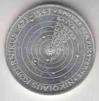 NSZK 1973J 5M Ag "Kopernikusz" T:2
GFR 1973J 5 Mark "Birth of Nicholas Copernicus&quo...