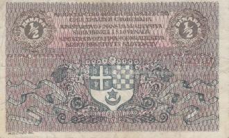 Jugoszlávia 1919. 1/2D (2x) + 1D + 1921. 1/4D T:III,III-
Yugoslavia 1919. 1/2 Dinara (2x) + 1 Dinara...