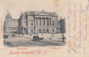 1898 Budapest VIII. Népszínház (kis szakadás / small tear)