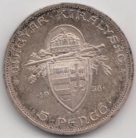 1938. 5P Ag "Szent István" T:2-