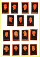 172 normál és 12 nagyméretű gyufacímke lefűző mappában