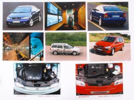 cca 1990 79 képpel illusztrált modern autós tétel; 40db papírkép és 39db színes dia SEAT és Volkswag...