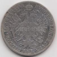 Ausztria 1858A 1Fl Ag "Ferenc József" T:3 Austria 1858A 1 Florin Ag "Franz Joseph" C:F