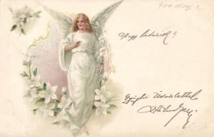 Angel litho, greeting card