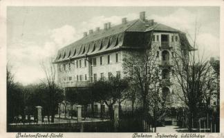 Balatonfüred-fürdő Balaton Szövetség üdülőháza