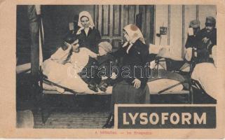 Lysoform, in the hospital (EB)