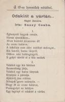 A 10-es honvédok nótáiból, Sassy Csaba: Odakint a vártán... / patriotic song (pinhole)