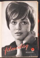 1962 és 1966 Filmvilág, 2 teljes évfolyam, félvászon kötésben, jó állapotban