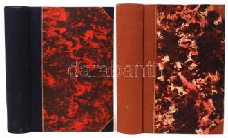 1962 és 1966 Filmvilág, 2 teljes évfolyam, félvászon kötésben, jó állapotban