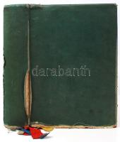 Missale Romanum. Turonibus (Touraine), 1955, Sumptibus et Typis Friderici Mame. Kiadói egészbőr köté...