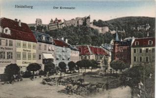 Heidelberg castle, grain market