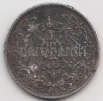 Német Birodalom 1914A 1/2 M Ag T:2-/3
German Empire 1914A 1 Mark Ag C:aVF