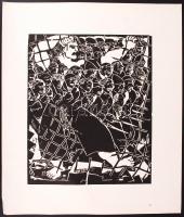 Derkovits Gyula (1894-1934): 1514 Gondolat 1936. 11 lapos mappa, teljes, fametszet, 47x47 cm