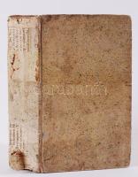 Annus a nativitate Salvatoris nostri Jesu Christi MDCCCXXX. communis dierum 365 stylo Gregoriano, et Juliano deductus sive calendarium in usum ecclesiae r. catholicae... Budae, [1830], Typ. Reg. Univ. Hungar. Korabeli papírkötésben, színezett élmetszéssel, gerincén és a hátsó kötéstáblán sérült, egyébként jó állapotú