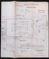 1923-1936 Dreher-Haggenmacher X. Maglódi út 25. címen bekövetkezendő építkezések tervrajzai, műszaki...
