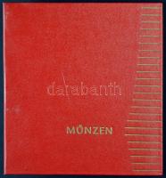 Hobbi fémpénz gyűjtemény gyűrűs berakóban, pár hamis darabbal T:vegyes