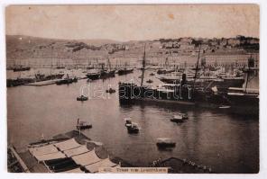 cca 1890 Triest kikötő / shipyard Stengel photo 14x10 cm