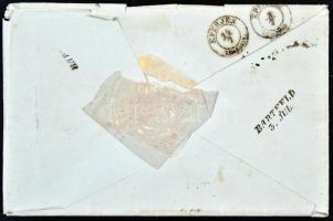 1853 Levél Fábry Ignác kassai püspök eredeti aláírásával. A levélen és a borítékon későbbi, oda nem ...