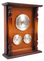 Japán gyártmányú, magyarul feliratozott időjárásjelző készülékek (barométer, thermométer, páratartal...