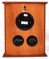 Japán gyártmányú, magyarul feliratozott időjárásjelző készülékek (barométer, thermométer, páratartal...